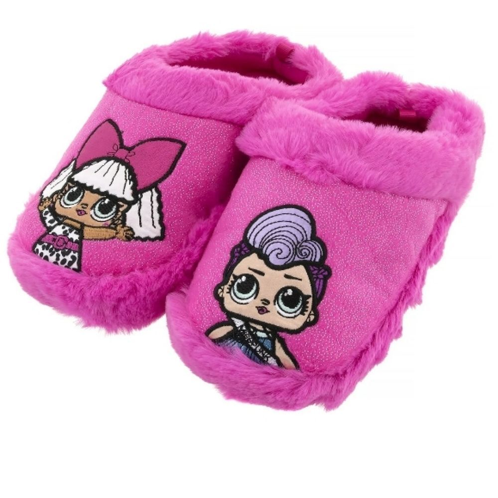 LOL MGA ENTERTA  SURPRISE GIRLS DIVA MISS PUNK SLIPPERS with CARTOON CHARACTERS